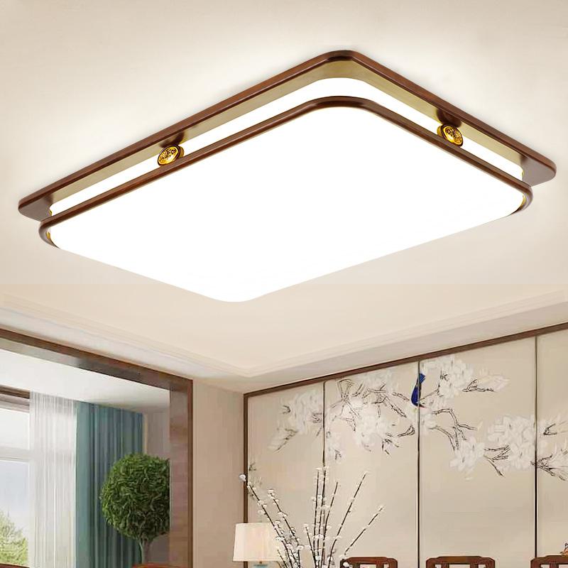 新中式吸顶灯 实木客厅灯具的简约现代与中式风韵